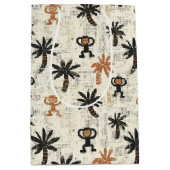 Boho Monkey Jungle Safari Pattern Medium Cadeauzakje (Voorkant)