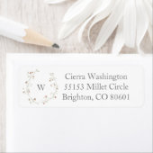 Boho Monogram Return Label (Insitu)