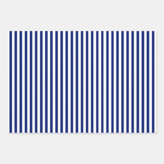 Boho Moody Blues Mandala's, Strepen en Solid Inpakpapier Vel (Voorkant 2)