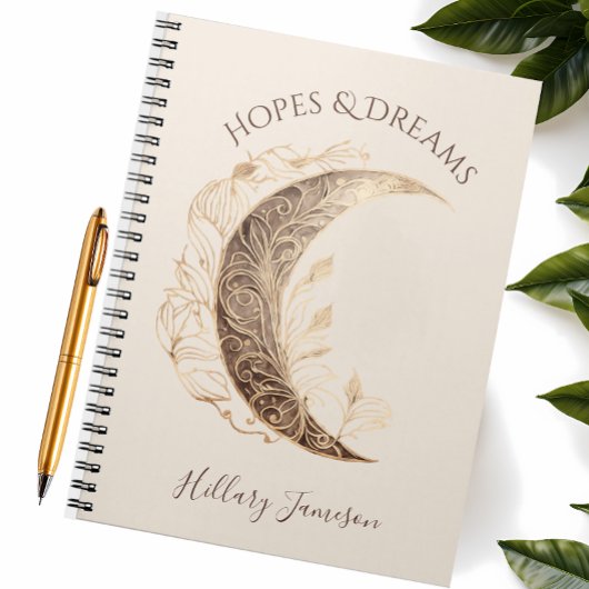 BOHO Moon Hopes & Dreams Inspirational Notitieboek