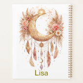 Boho Moon Mystical Vibe Planner (Achterkant)