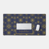 Boho Moon Stars Sun Blue Motif (Clavier et souris)