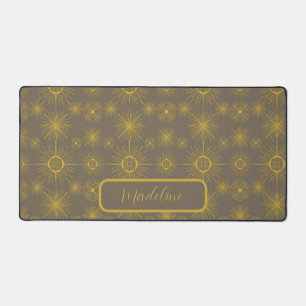 Boho Moon Stars Sun Grey Motif