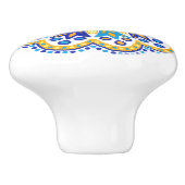 Boho Moroccan Design Keramische Knop (Zijkant)