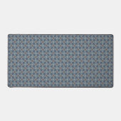 Boho Motif élégant et neutre floral Dusty bleu (Recto)