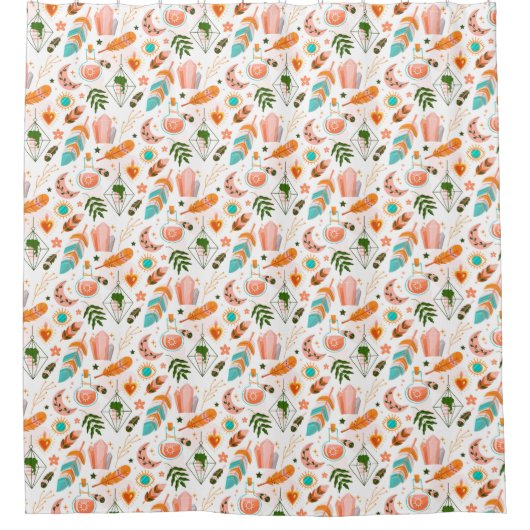 Boho motif rideau de douche (Devant)