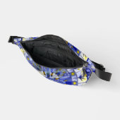 Boho Mozaïek Tegel Navy Blue Water - Fanny Pack Heuptasje (Open)