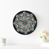 Boho Multicolor Mandala Klok (Huis)