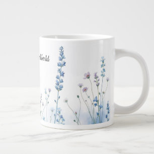 Boho Mummy's Wildflowers Bloemige Stijl Extra Grote Beker