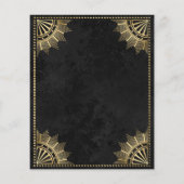 Boho Mystieke Zon 50ste Verjaardag Uitnodiging (Achterkant)