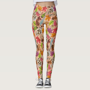 boho najaar abrikozenleggings leggings