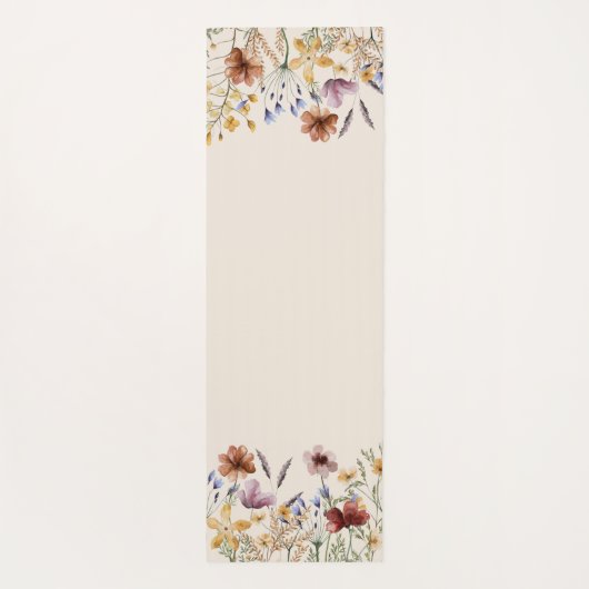 Boho Name Yoga Mat (Achterkant)