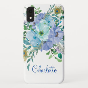 Boho NatNatural Elegant Floral iPhone XR Hoesje