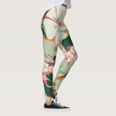 Boho nature amoureux motif floral Leggings (Droite)