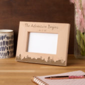 Boho Nature Anniversaire Rustique Cadre (Gauche)