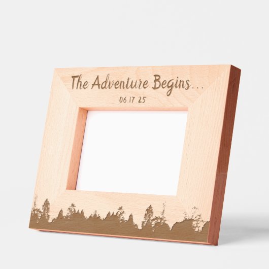 Boho Nature Anniversaire Rustique Cadre (Gauche)