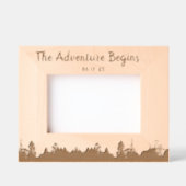 Boho Nature Anniversaire Rustique Cadre (Recto)