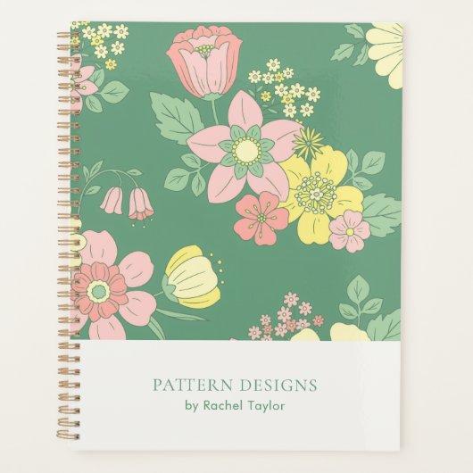 Boho Natuur Floral Planner (Voorkant)