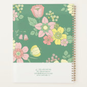 Boho Natuur Floral Planner (Achterkant)