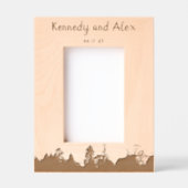 Boho Natuur Rustiek Jubileum Lijst (portret) Gegraveerde Lijstjes (Voorkant)