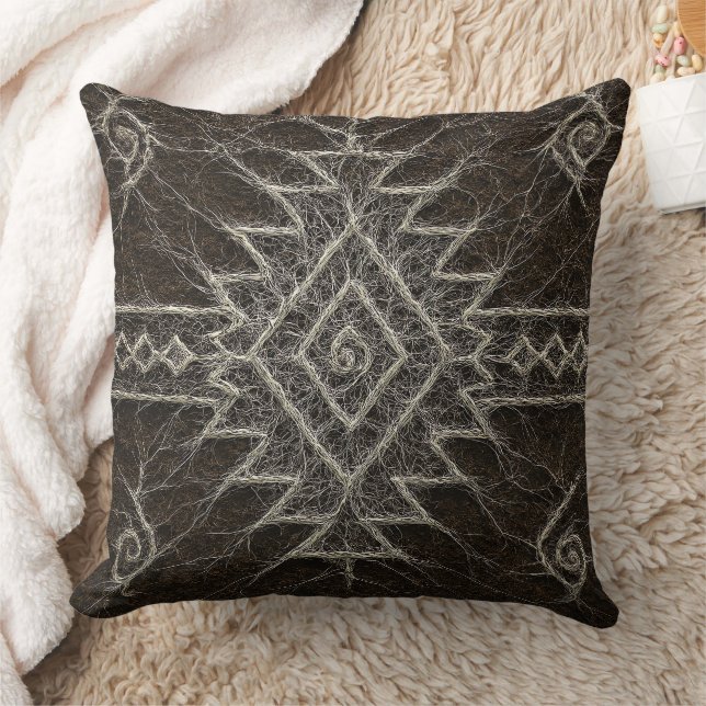 Boho Navajo Tribal Geometric Throw Pillow Kussen (Deken)