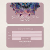 Boho Nebula Bloom | Conception de Mandala (Devant & derrière)