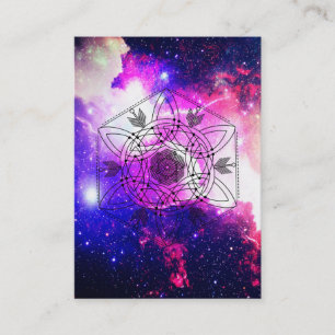 *~* Boho Nebula Celtic Aztec Tribal Galaxy Visitekaartje