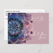 Boho Nebula Mandala Briefkaart (Voorkant / Achterkant)