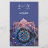 Boho Nebula Mandala, Mystical Flyer (Achterkant)