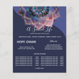 Boho Nebula Mandala, Mystical Flyer