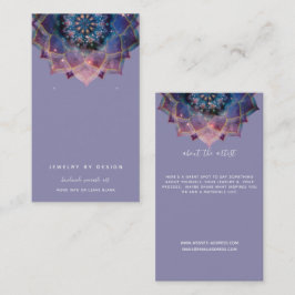 Boho Nebula Mandala, Mystical Visitekaartje