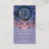 Boho Nebula Mandala, Mystical Visitekaartje (Voorkant)