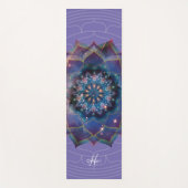 Boho Nebula Mandala, Mystical Yogamat (Voorkant)