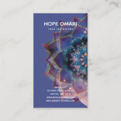 Boho Nebula Mandala, Mystiek Visitekaartje (Achterkant)