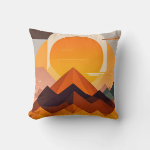 BOHO NEO GEO SUNSET KUSSEN
