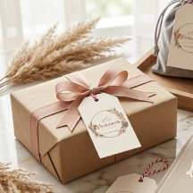 Boho Neutraal Eid Mubarak Cadeaubijslab Elegante P