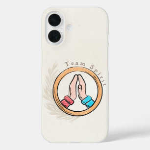 Boho Neutraal	Moderne telefoonhoes   teamgeest iPhone 16 Hoesje