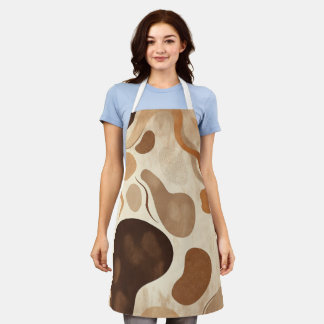 Boho Neutraal Schort – Modern Minimalistisch Patro