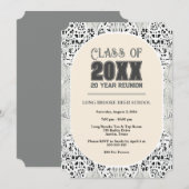  Boho Neutral 20 jaar High School Reunion Kaart (Voorkant / Achterkant)