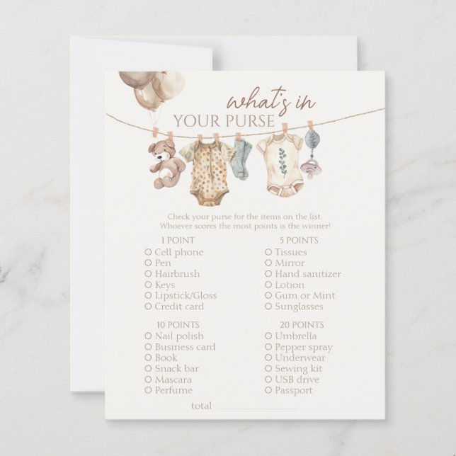 Boho Neutral Baby Kleding Wat in uw portemonnee Sp (Voorkant)