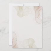 Boho Neutral Oh Baby shower Pampas Floral Kaart (Achterkant)