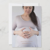 Boho Neutral Wildflower Baby Shower Invitation (Dos)