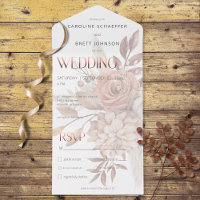 Boho Neutral Zachte Focus Herfst Boeket Diner