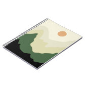 Boho neutrale bergen notitieboek (Linkerzijde)