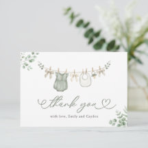 Boho Neutrale Waslijn Meisje Baby Shower