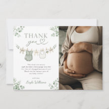 Boho Neutrale Waslijn Meisje Baby Shower Foto