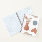 Boho Neutre Cahier Journal Propre | période de ja (Intérieur)