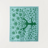 boho Nouveau met hart Wandkleed (Voorkant)