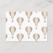 Boho Nursery Baby shower Diaper Raffle Informatiekaartje (Achterkant)