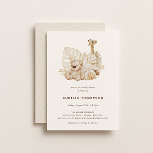 Boho Nursery Baby shower Kaart